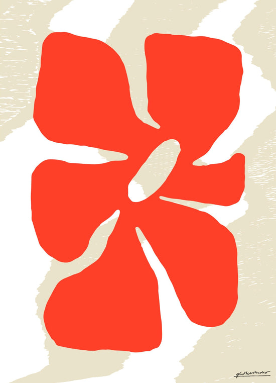 Strandpaviljoen ZUID art bloem