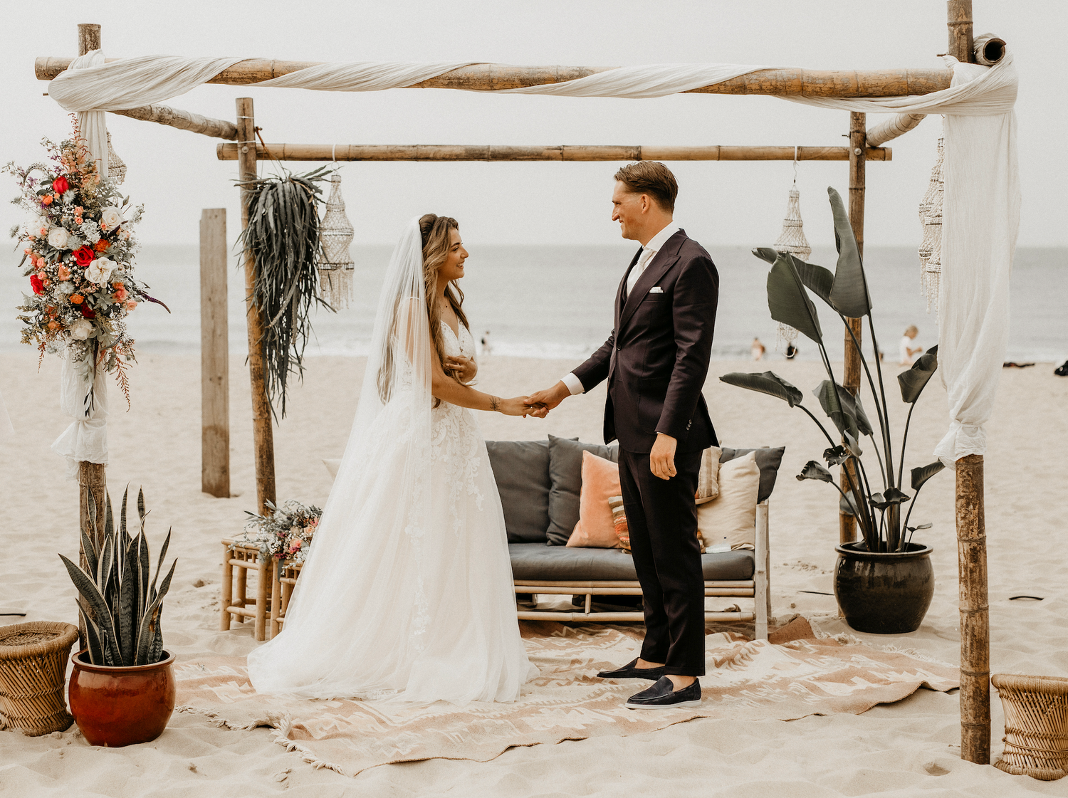 ZUID bruiloft op het strand