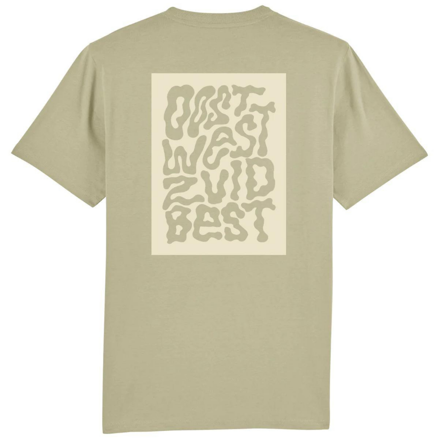 Zuid The Wave Vintage Sage T-shirt