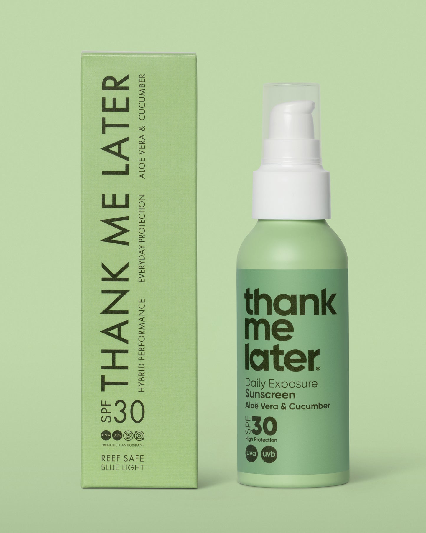 Daily Exposure Sunscreen SPF30 – Cucumber & Aloe Vera