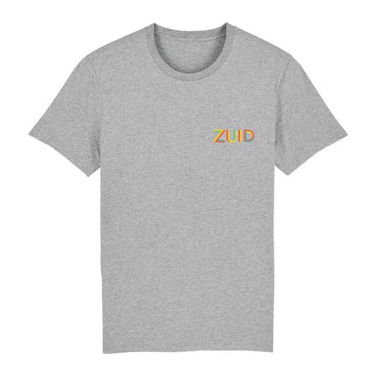 Zuid Color T-shirt Heather Grey