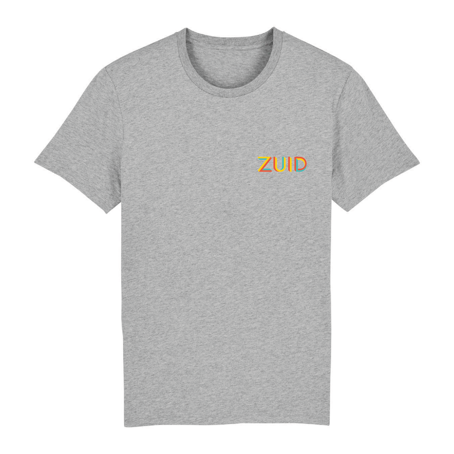 Zuid Color T-shirt Heather Grey