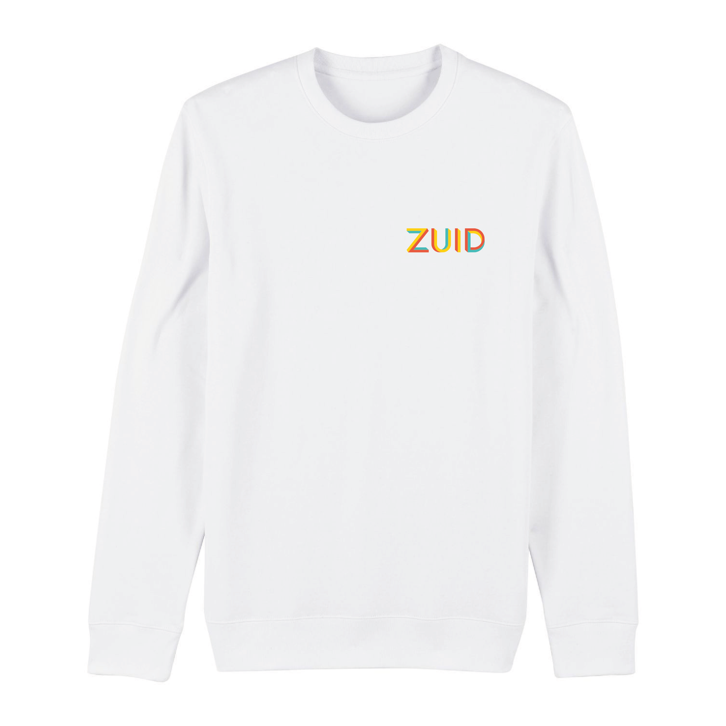 Zuid Color Crewneck White