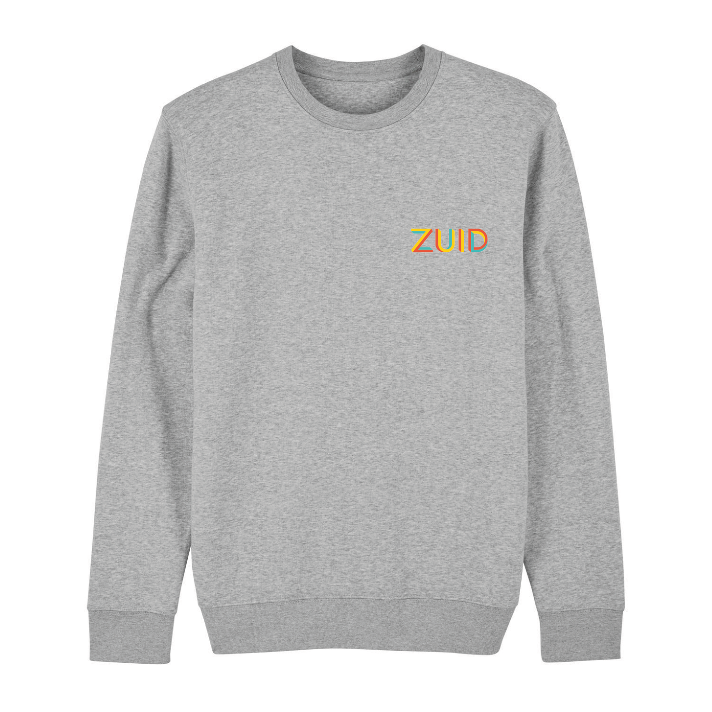 Zuid Color Crewneck Heather Grey