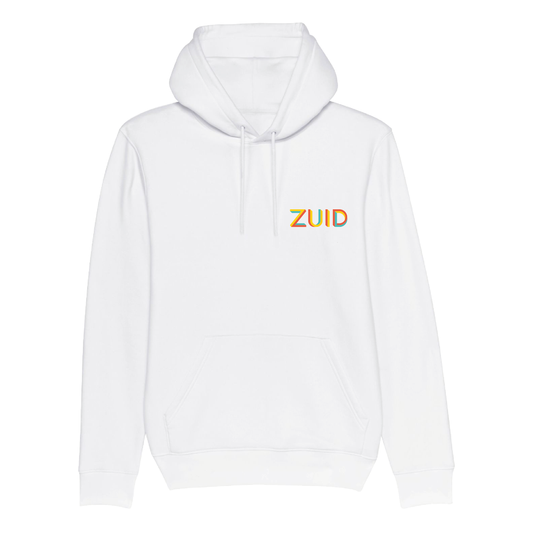 ZUID Color White Hoodie